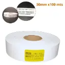 ROLLO TELA NYLON 2 CARAS BLANCO. MEDIDA 30X100 m. CENTRO DE 40mm.