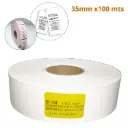 ROLLO TELA NYLON 2 CARAS BLANCO. MEDIDA 35X100 m. CENTRO DE 40mm.