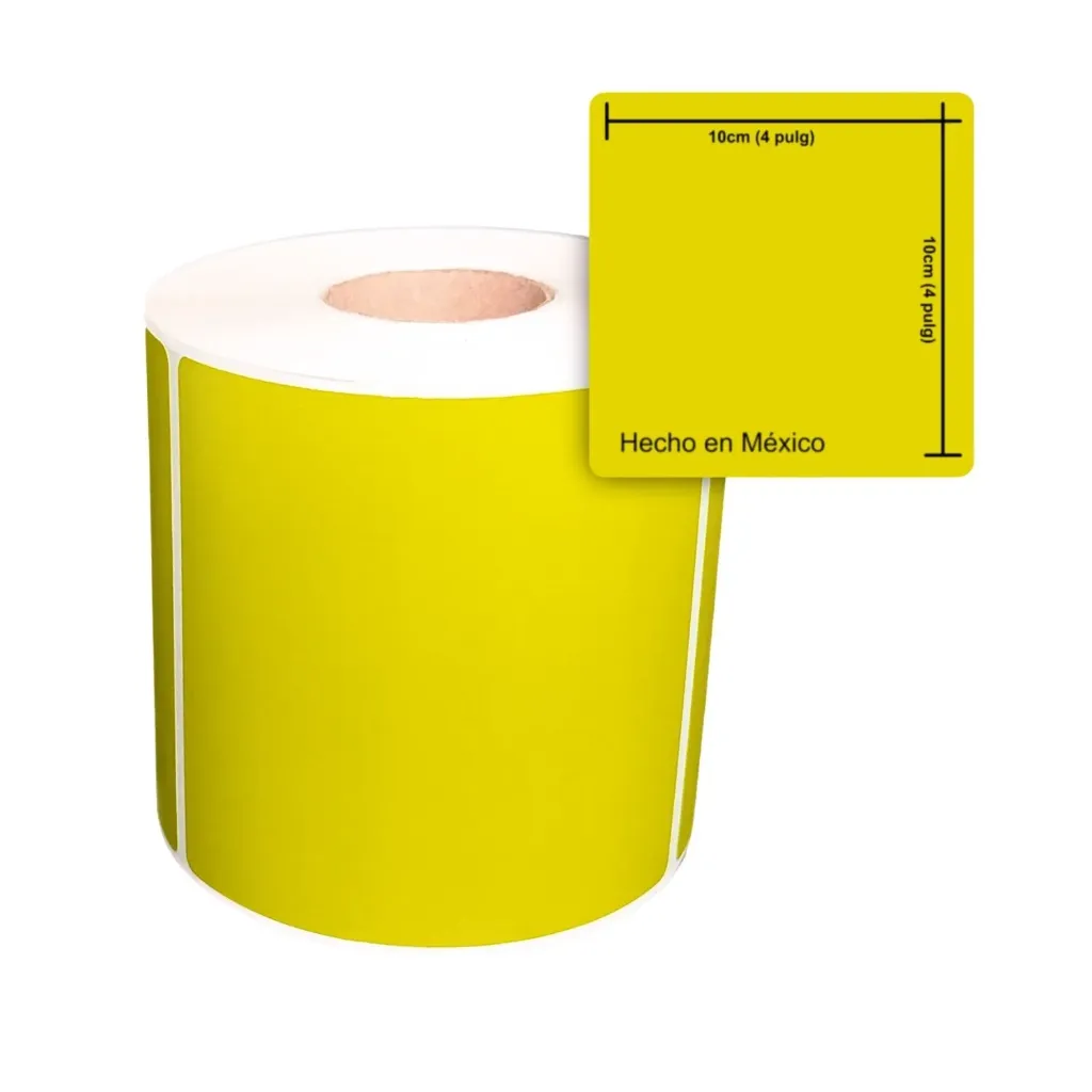 [PG1102102N1E5] ETIQ. TERMICA AMARILLO 102X102 mm C2 P1