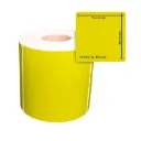 ETIQ. TERMICA AMARILLO 102X102 mm C2 P1