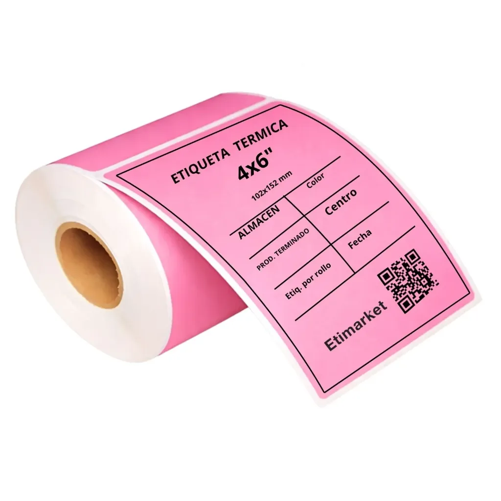 ETIQ. TERMICA 102X152mm ROSA C2 P1