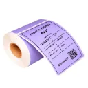 ETIQ. TERMICA 102X152mm MORADA C2 P1 300 ETIQ.