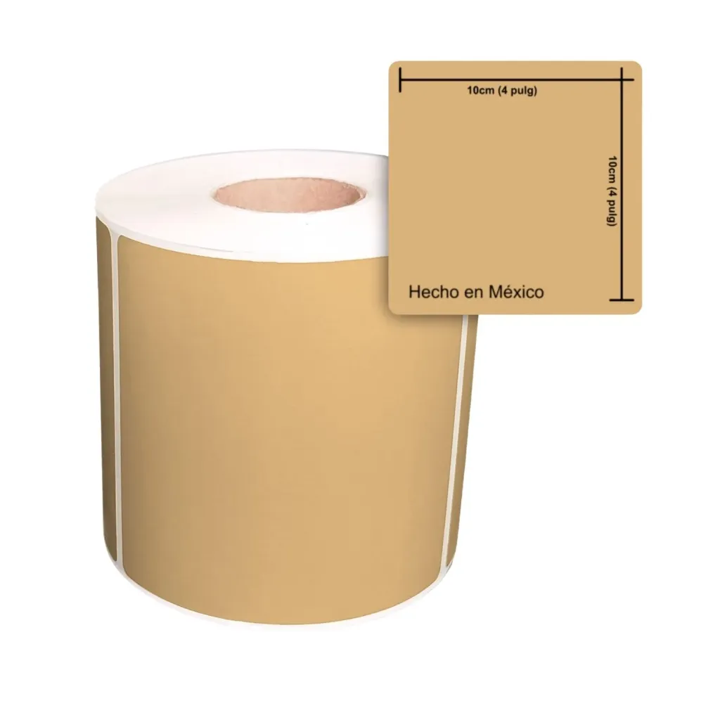 [PG1102102N1E4665] ETIQ. TERMICA CAFE CLARO 102X102mm C2 P1