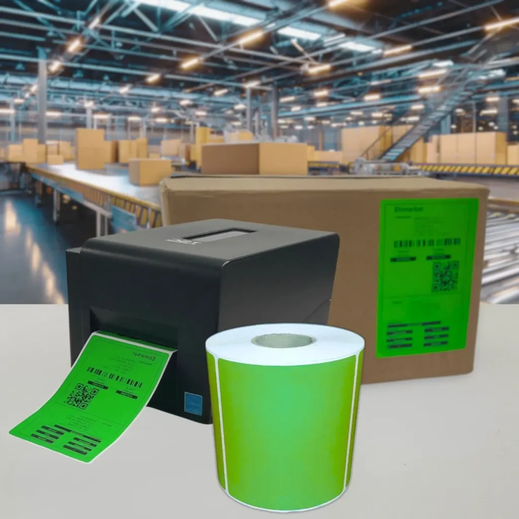 [PG1102152P1Z802] ETIQ. TERMICA 102X152mm C3 P1 VERDE 1000 ETIQ.