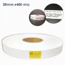 ROLLO DE TELA NYLON BLANCO. MEDIDA 30X400 mts. CENTRO 3 PULG.